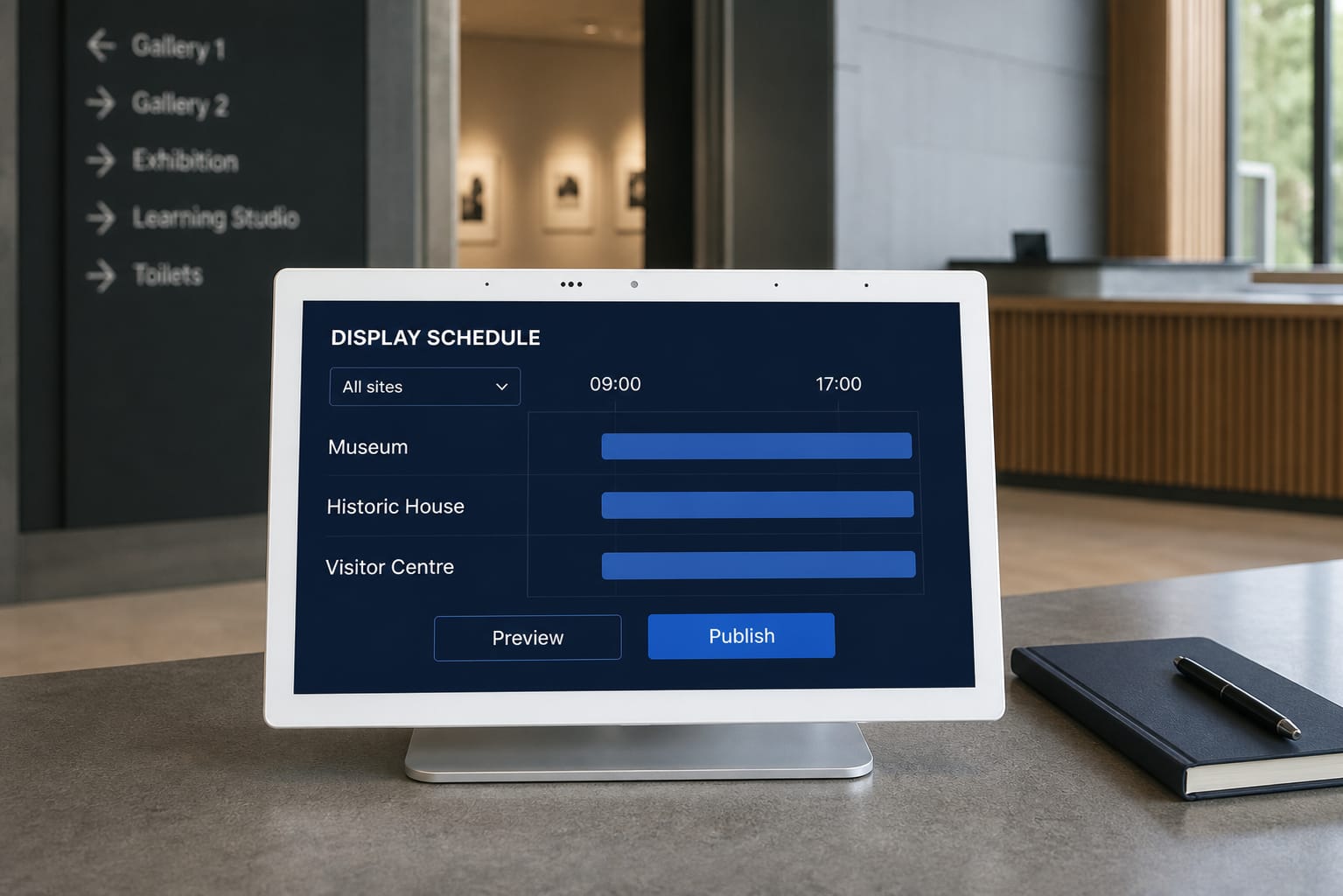 Museums & Heritage: central control