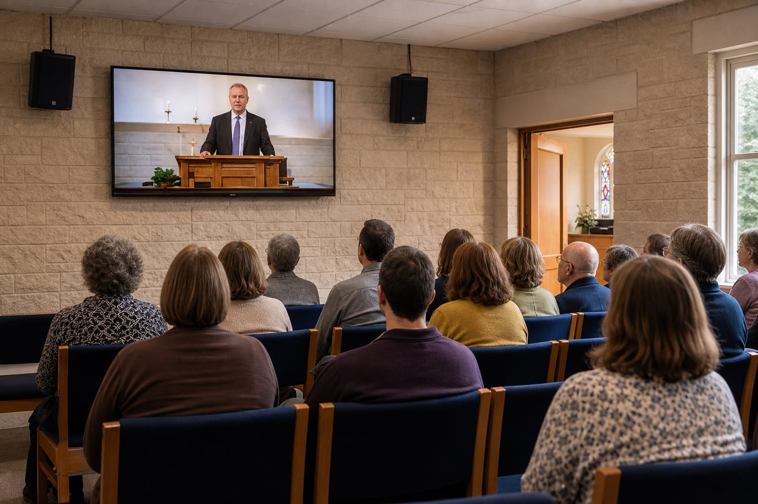 Places of Worship: overflow video