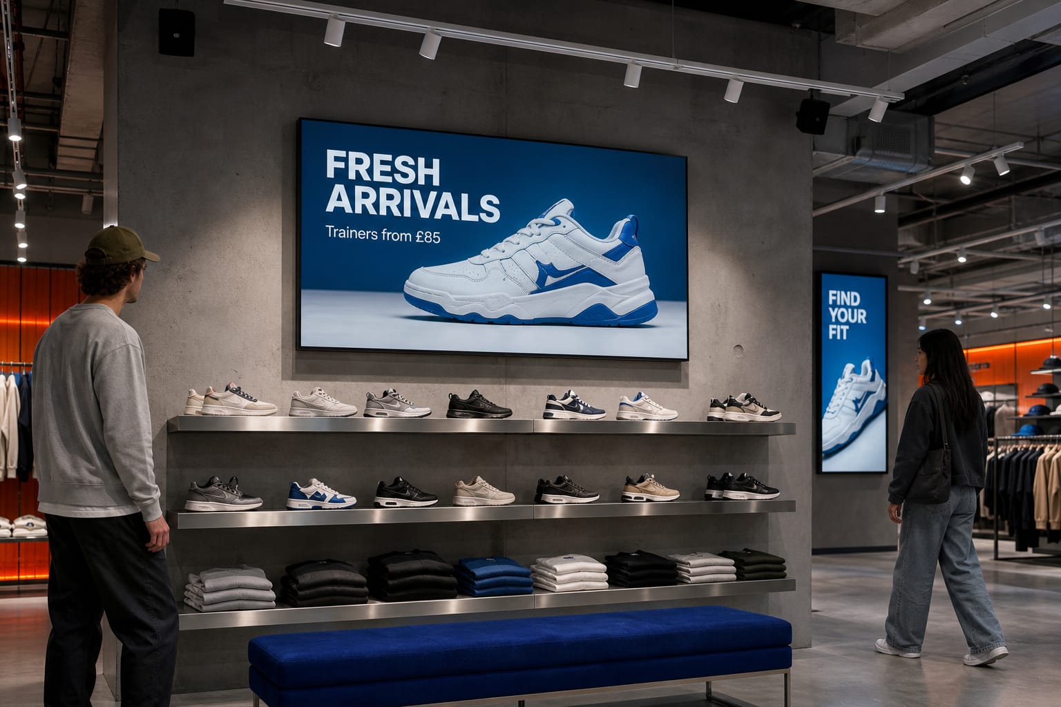Retail Venues: digital signage