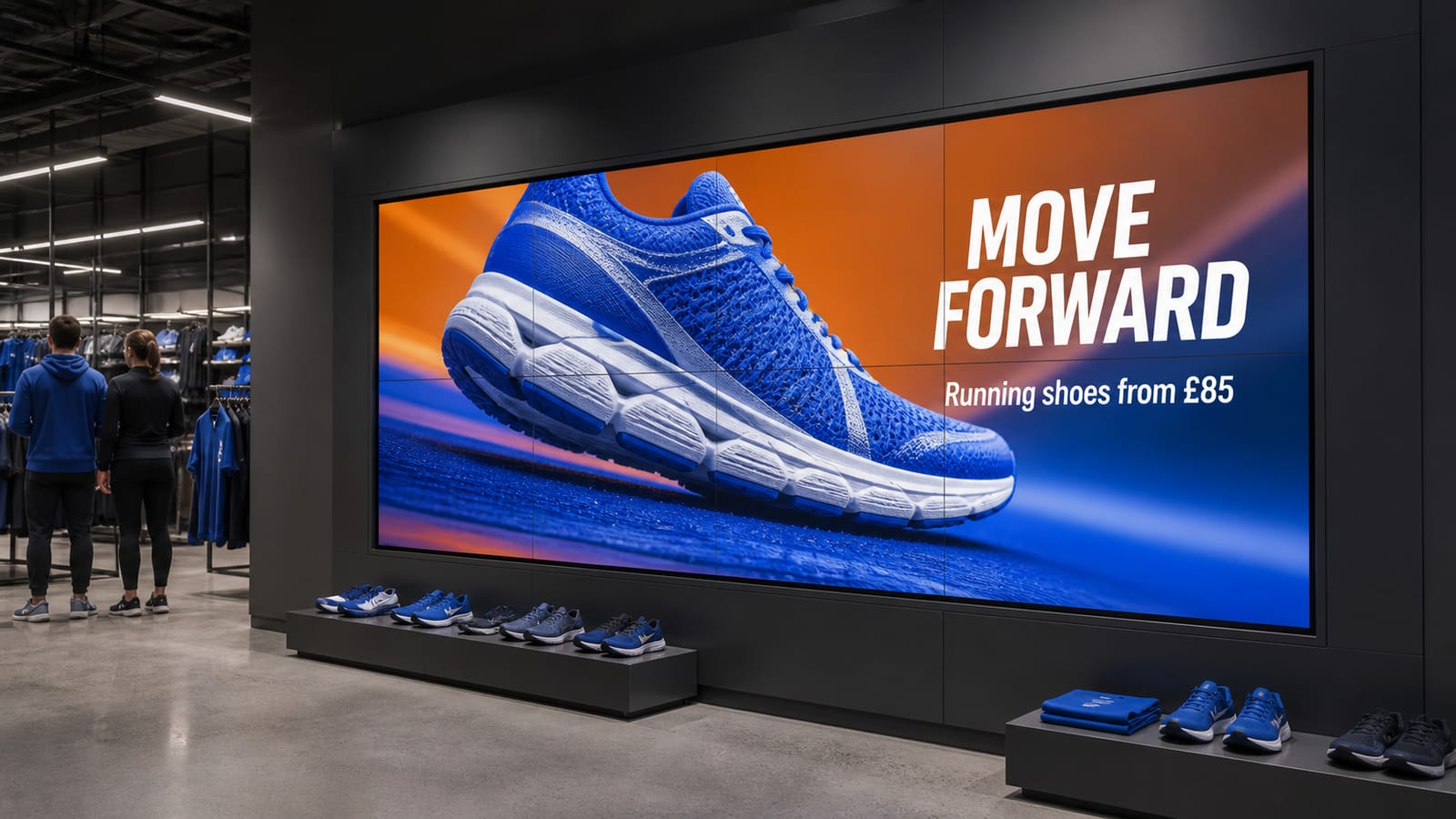 Retail Venues: video walls